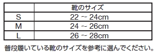 サイズの選び方