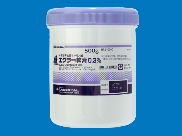 外用副腎皮質ホルモン剤 エクラー軟膏0.3％　500gジャー